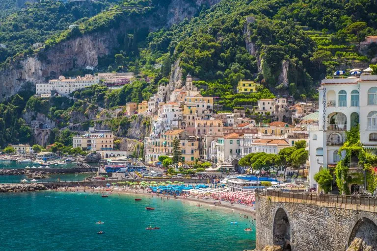 Stad Amalfi, Amalfikust, Campanië, Italië