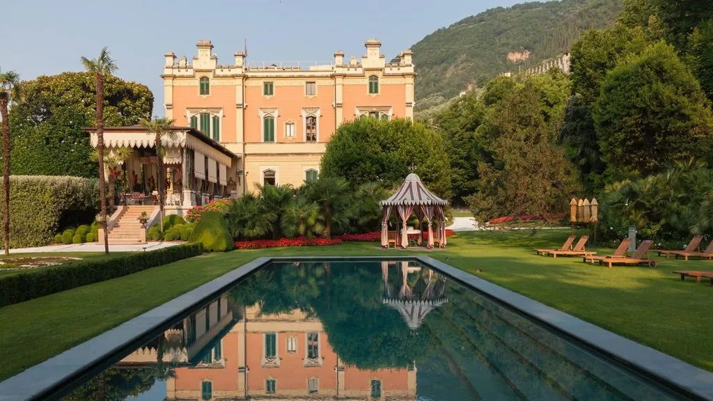 Villa Feltrinelli gardens and pool